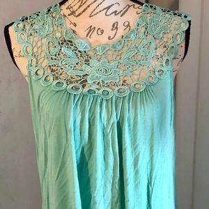 Lace detail blouse